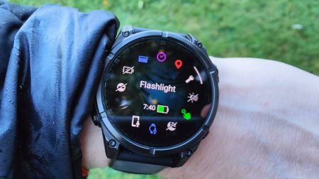 Garmin Fenix 8 AMOLED watch on wrist