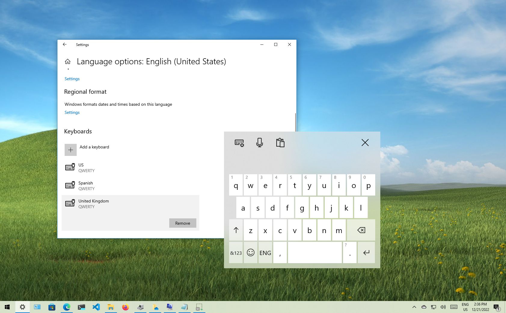 windows 10 add keyboard language by itself