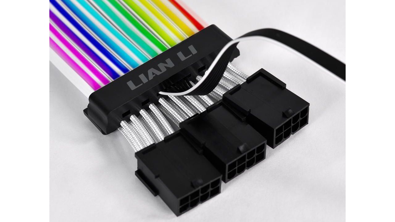 Lian Li Updates RGB Strimer PSU Cables for RTX 30 Series GPUs