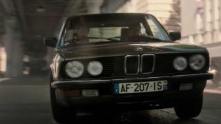 Tom Cruise driving a BMW in Mission Impossible: Fallout