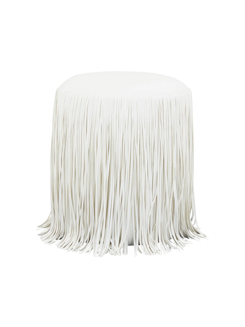 Vegan Leather Ottoman