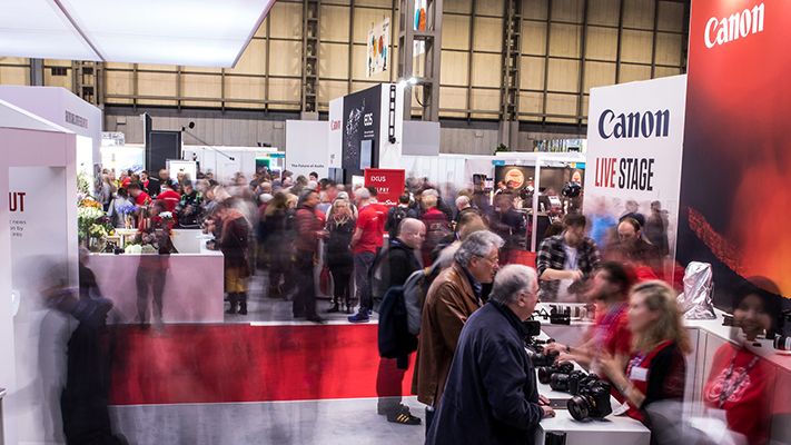 Canon stand and stage at The Photography Show last year