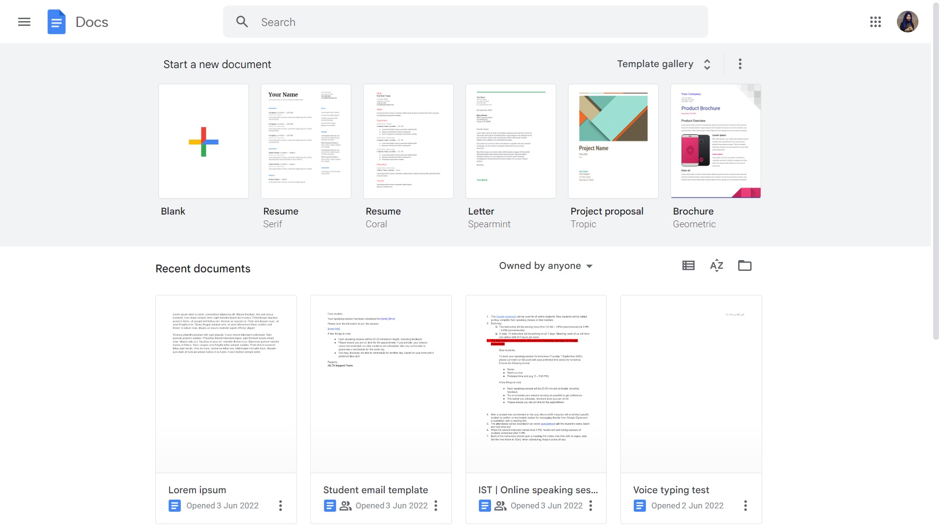 Cómo iniciar un Google Meet desde Google Docs