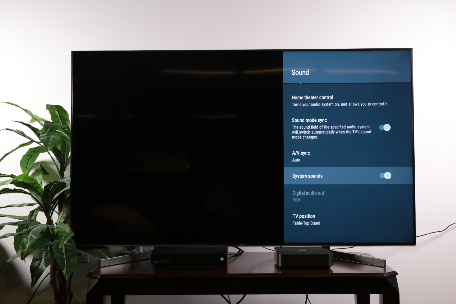 How to disable system sounds on Sony TV Sony Bravia Android TV