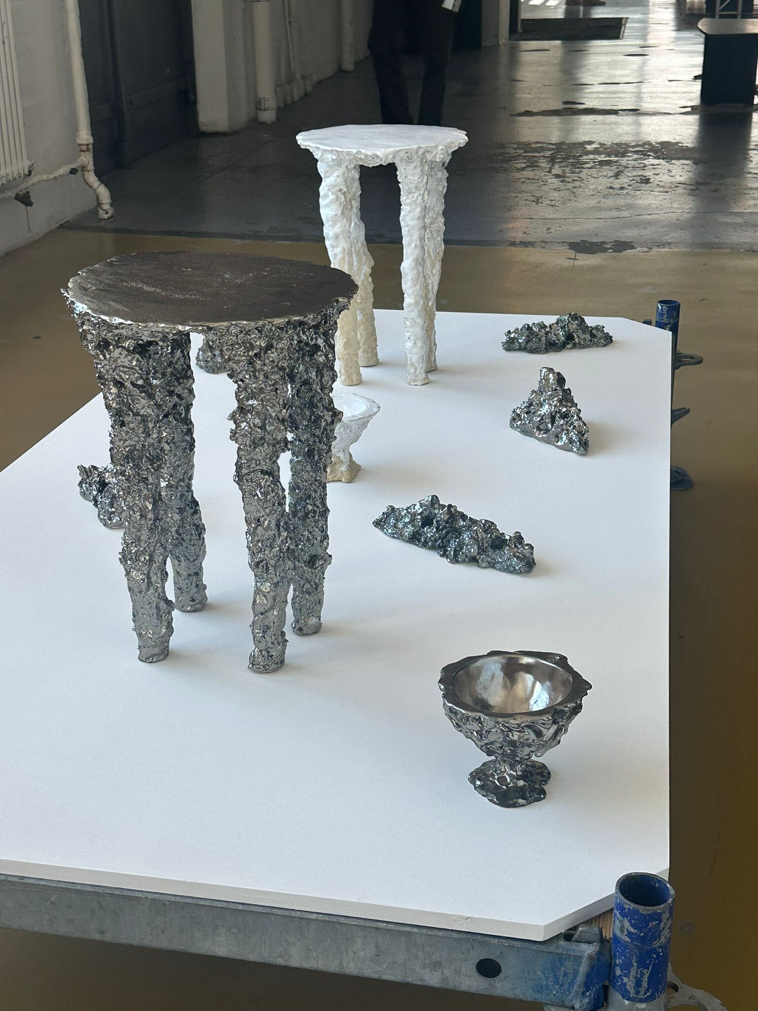 Sanna Holmberg&amp;rsquo;s ceramic-as-molten-metal objects felt like ceremonial or devotional ware from another time, place and perhaps even planet. All of which feels very attractive at the moment.
