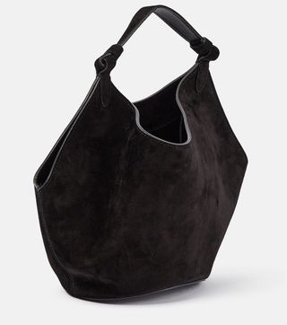 Khaite + Lotus Medium Leather Tote Bag