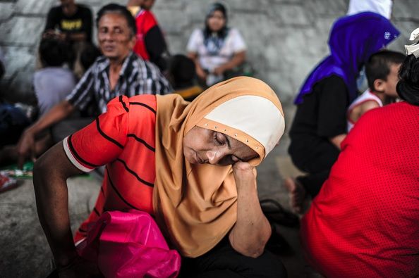 Rohingya migrants.