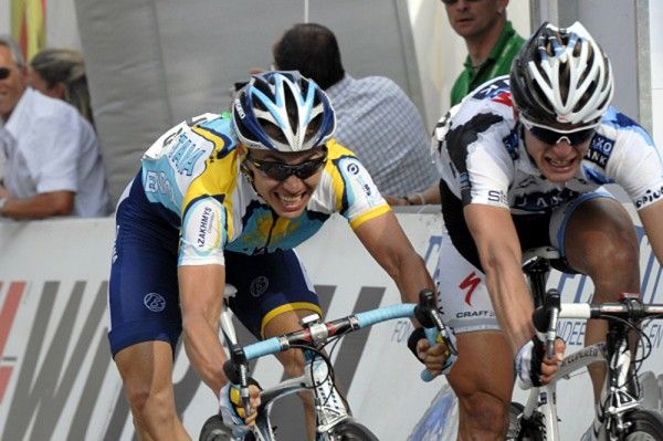 It was a close sprint between Breschel and Iglinskiy