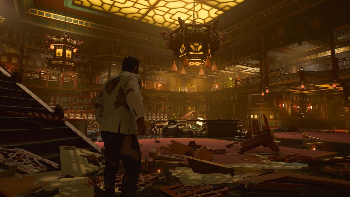 Screens from a Marvel game