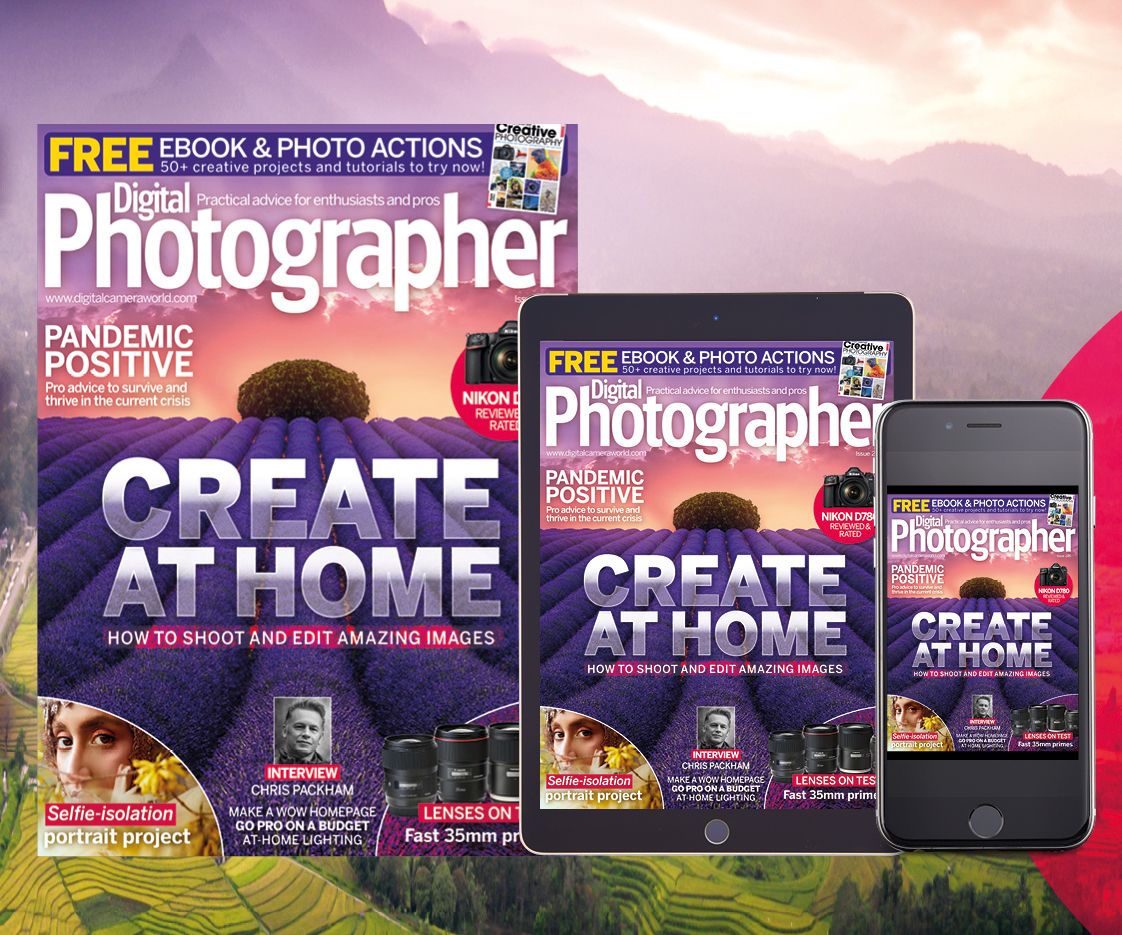 Our new issue is perfect for shooting, editing and creating images at home – whether you’re alone or with family