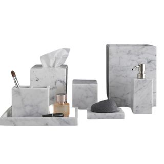 Marble bath accessories