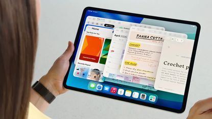 iPadOS 26 being introduced at Apple's Worldwide Developers Conference (WWDC) in June 2025.