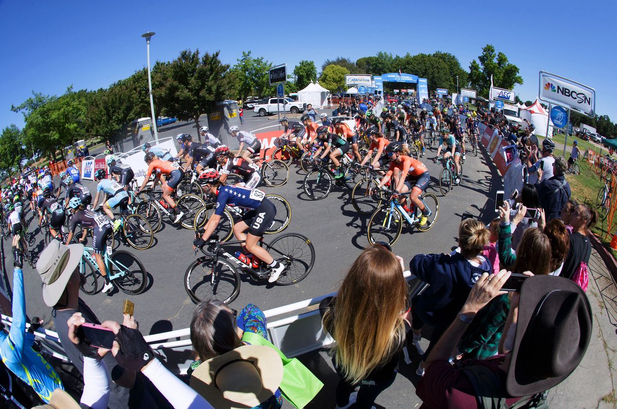 The fans came out to watch the race
