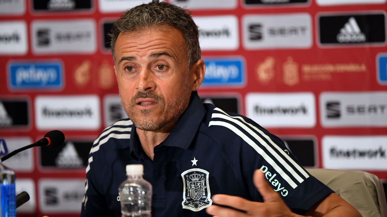 Spain head coach Luis Enrique 