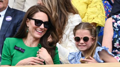 Princess Catherine and Princess Charlotte at Wimbledon