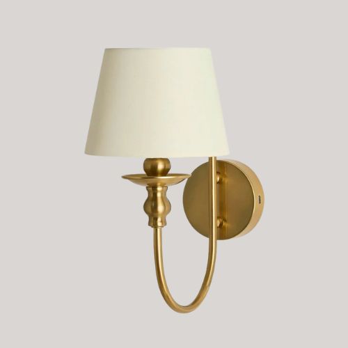 DUSK, Lucille Ornate Led Rechargeable Wall Light - Brass