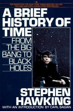 Front Cover of "A Brief History of Time," published in 1988 by Bantam Books.
