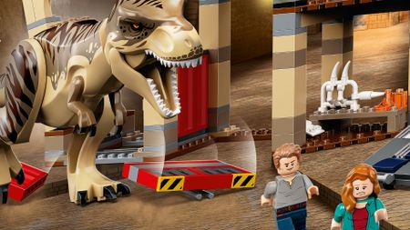 LEGO Jurassic World T. rex & Atrociraptor Dinosaur Breakout (76948)