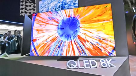 8K QLED TV on display at CES