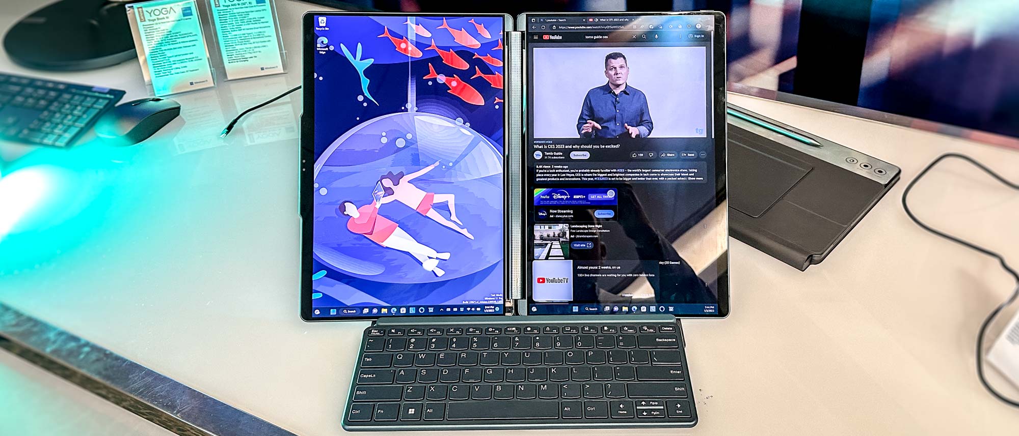 Lenovo Yoga Book 9i hands on: A dual-screen multitasking beast | Tom's Guide