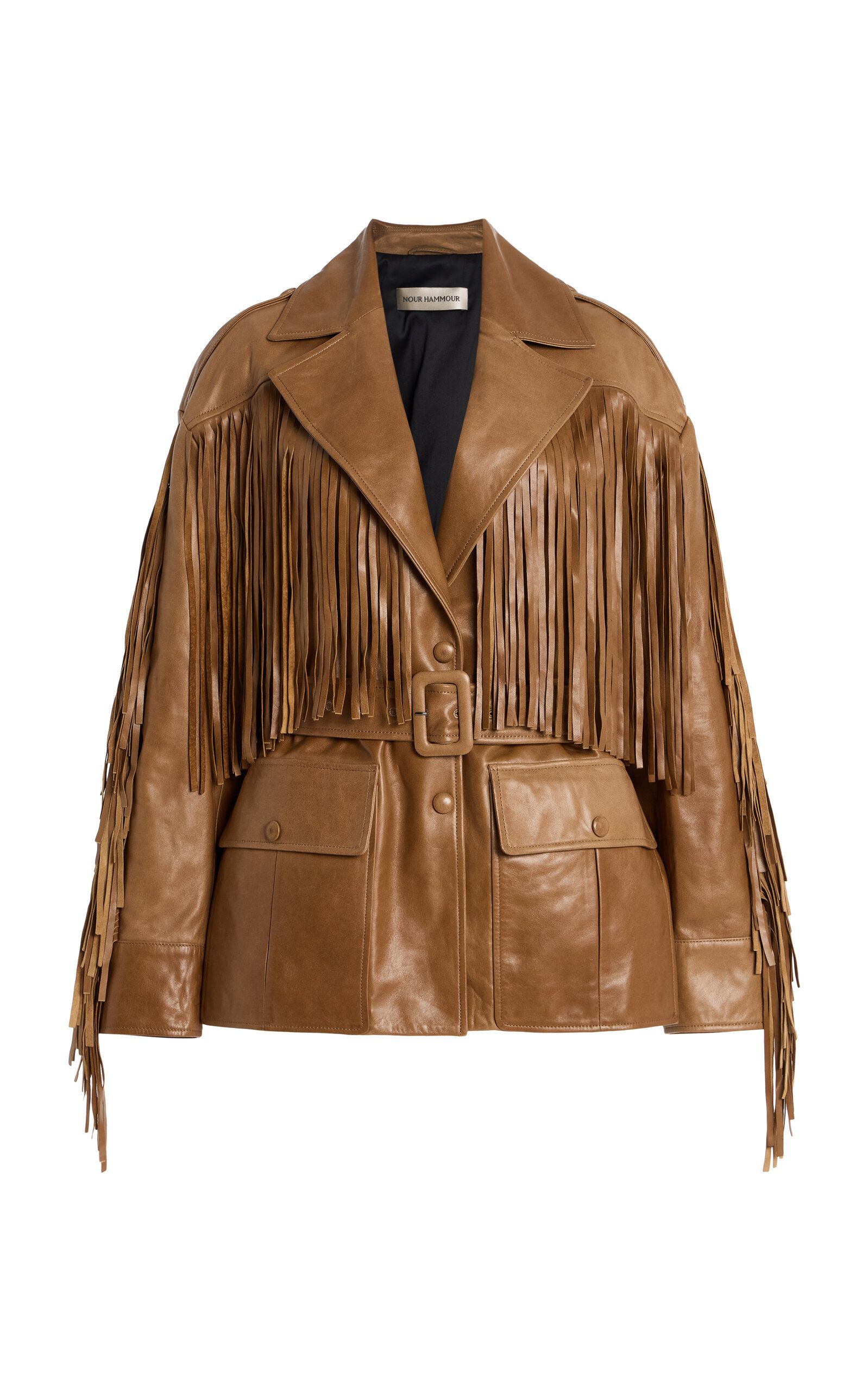 Cassidy Fringed Leather Jacket