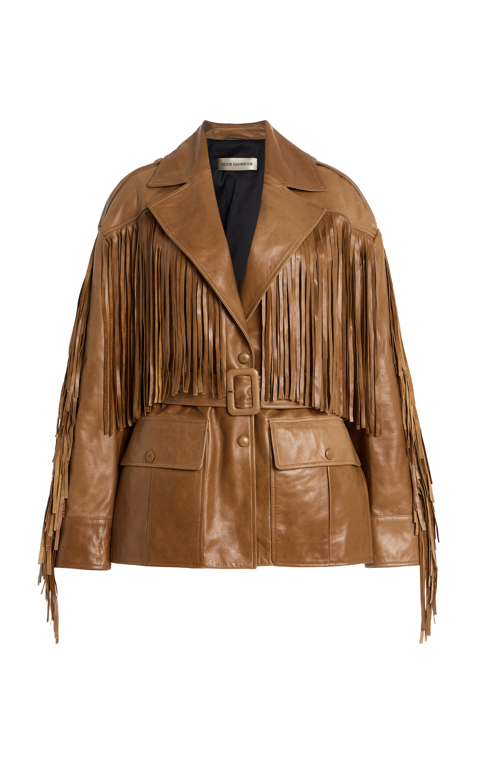 Cassidy Fringed Leather Jacket
