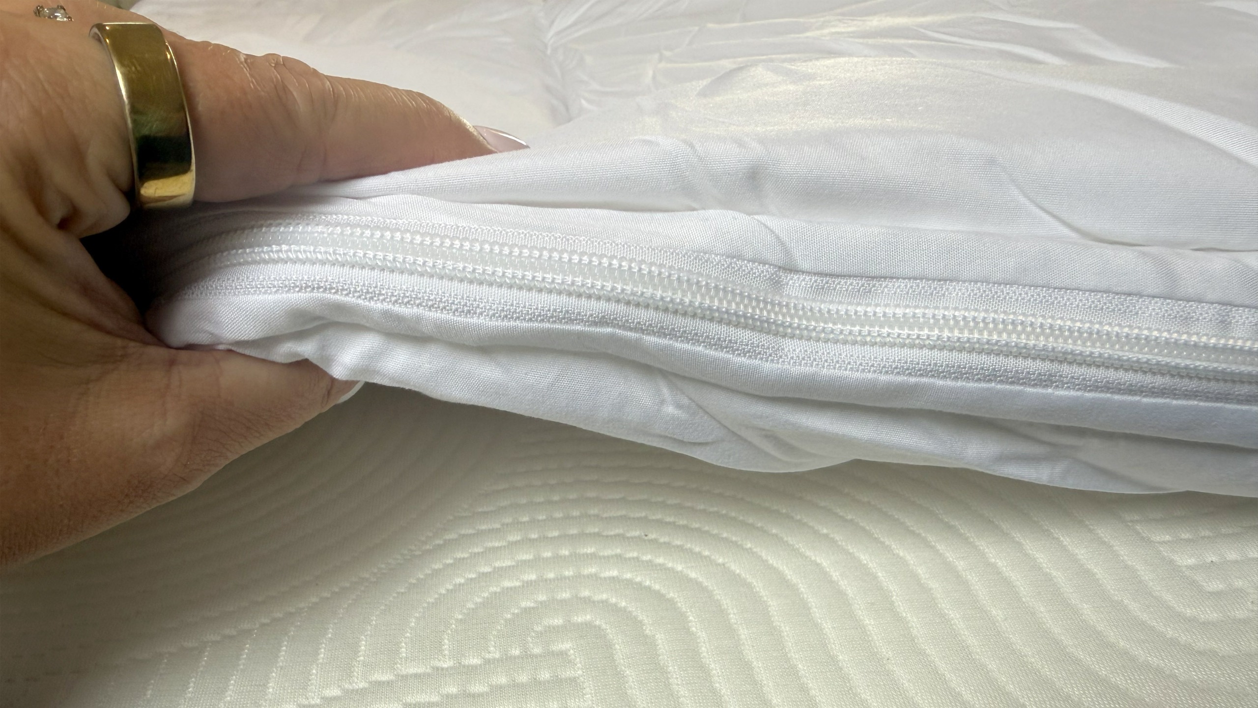 Next White Sleep In Comfort Dual Layer Mattress Topper