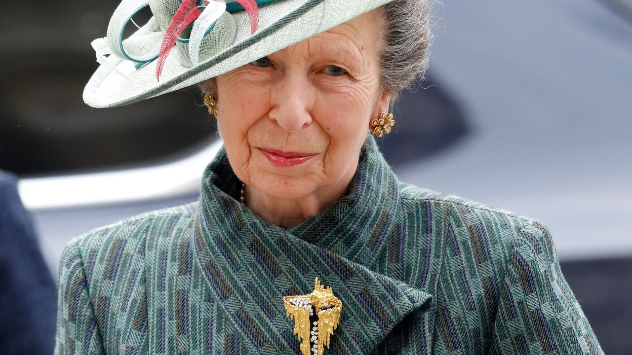 Princess Anne, wearing a teal outfit, attends the Commonwealth Day Service 2025