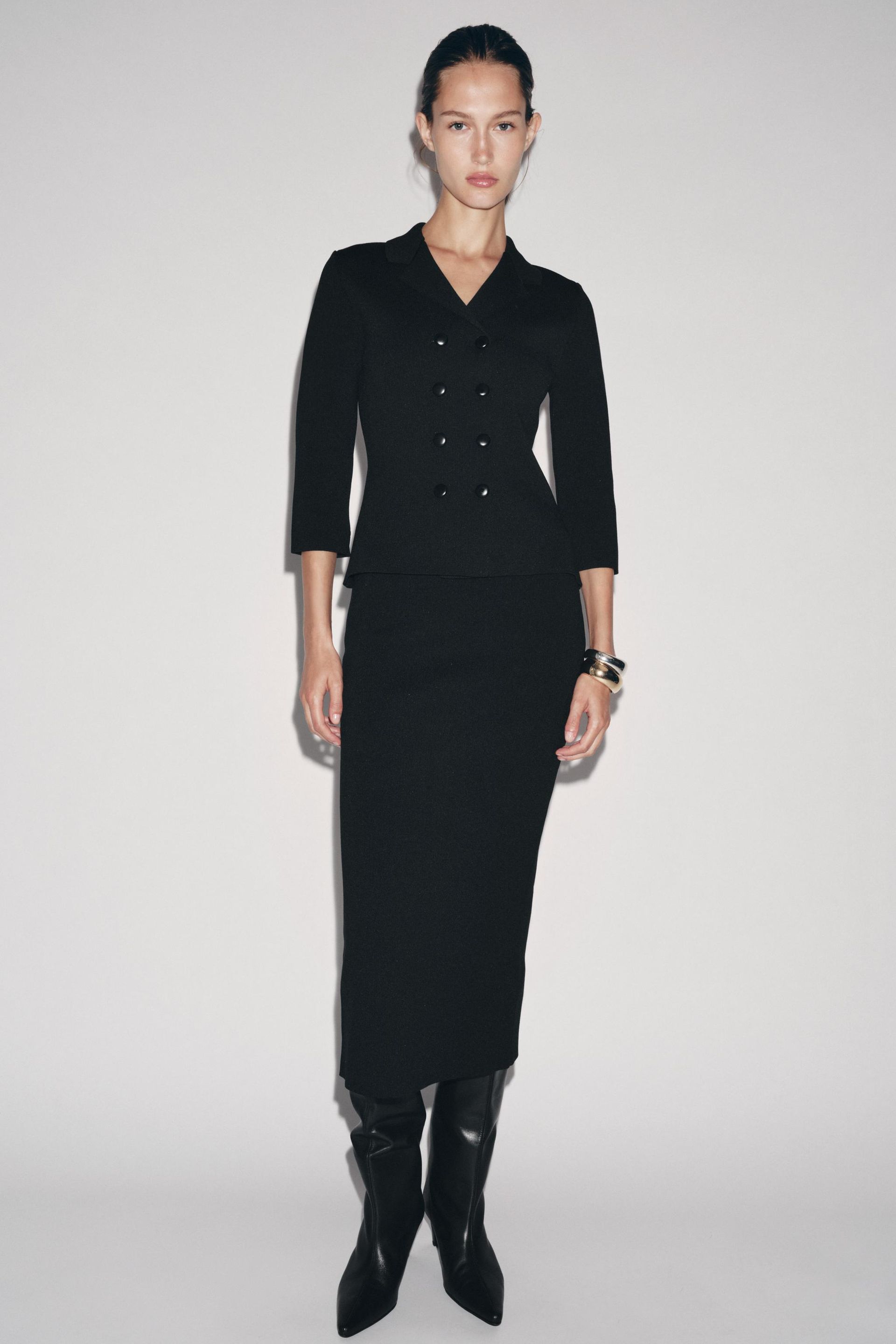 Knit Midi Skirt