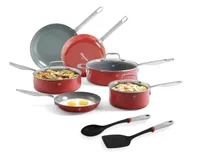 Guy Fieri Flavortown 11-Piece Ceramic Cookware