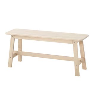 IKEA birch bench