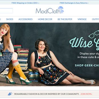 modcloth website