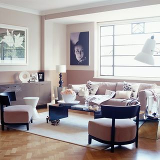Monochrome living room