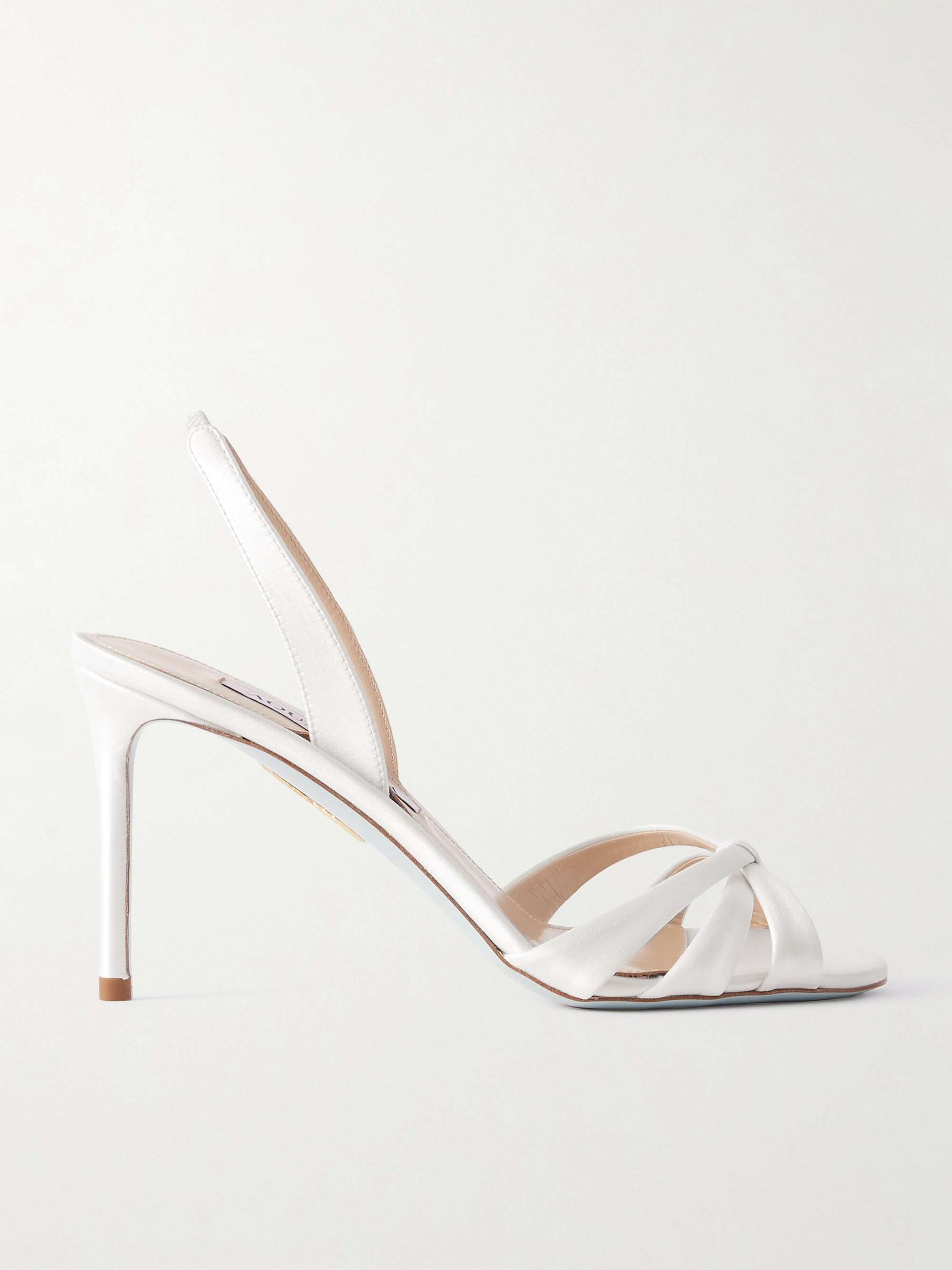Tati 85 Satin Slingback Sandals