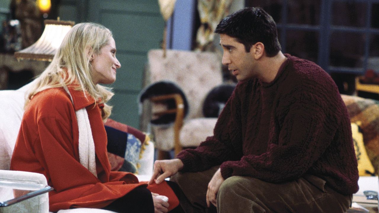 Ross Geller and wife Carol Willick in &#039;Friends&#039;