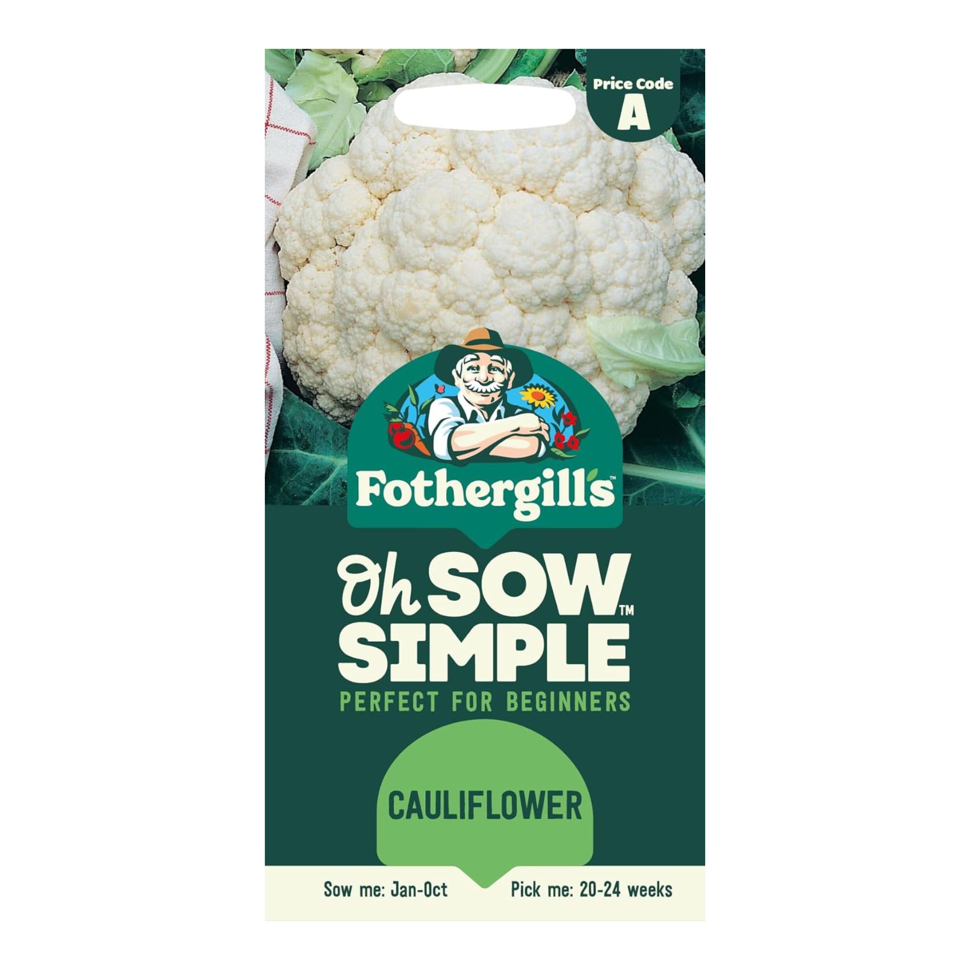 Fothergill's Cauliflower All The Year Round, Vegetable Seeds