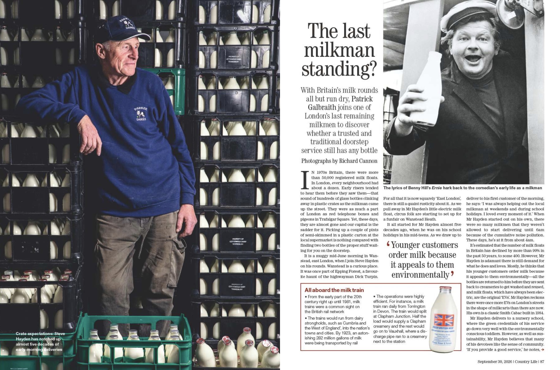 Spreads from Country Life September 30, 2026