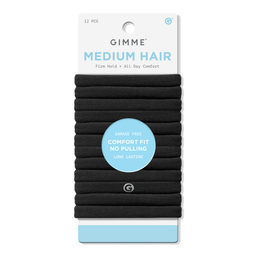 Medium Hair Bands - Black