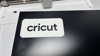 Cricut Joy Xtra review; the word Cricut cut onto a matt