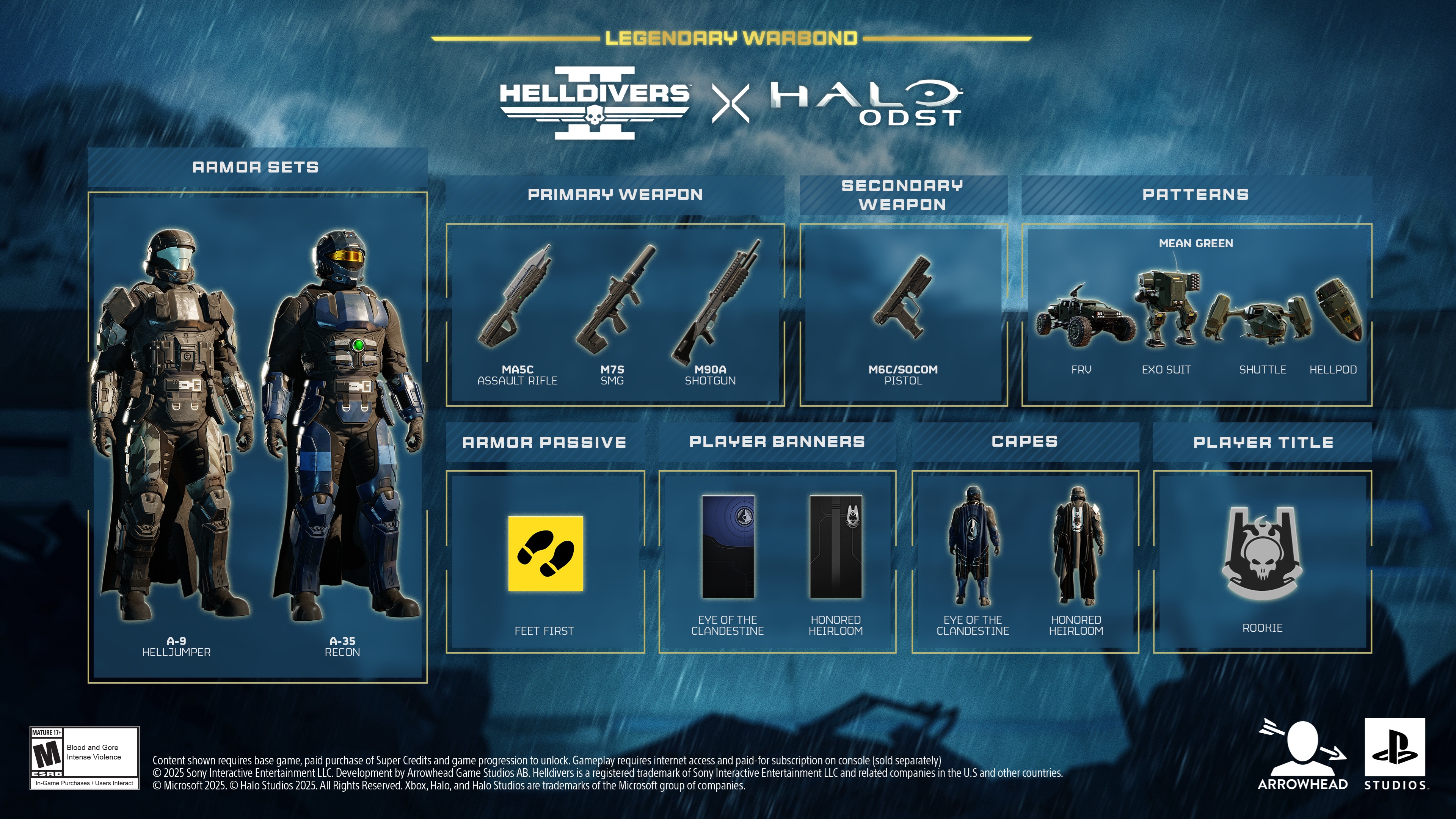 Helldivers 2 Halo ODST crossover warbond details