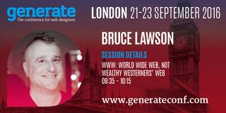 Don't miss Bruce's talk at Generate London; book your ticket now!