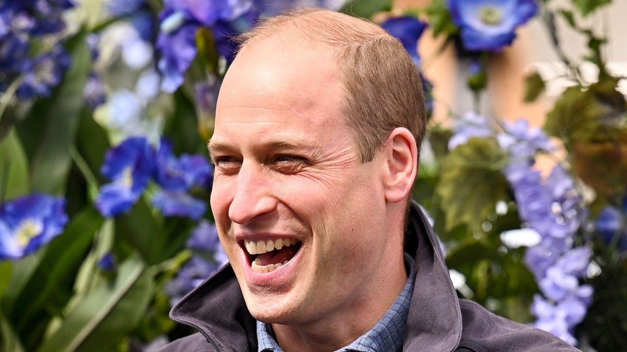 Prince William, Duke of Cambridge meets with emergency responders at the Cold Town House in the Grassmarket on May 22, 2021