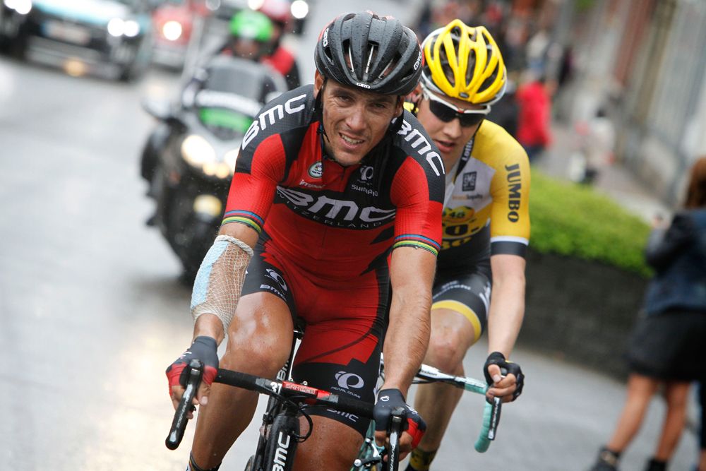 Philippe Gilbert (BMC) was unable to follow the best at Liege-Bastogne-Liege