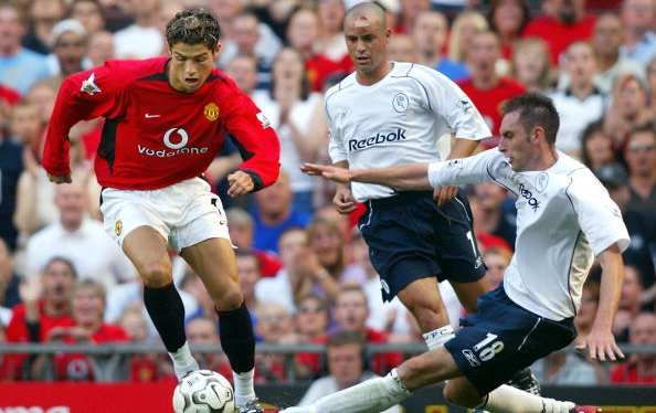 Cristiano Ronaldo Manchester United debut