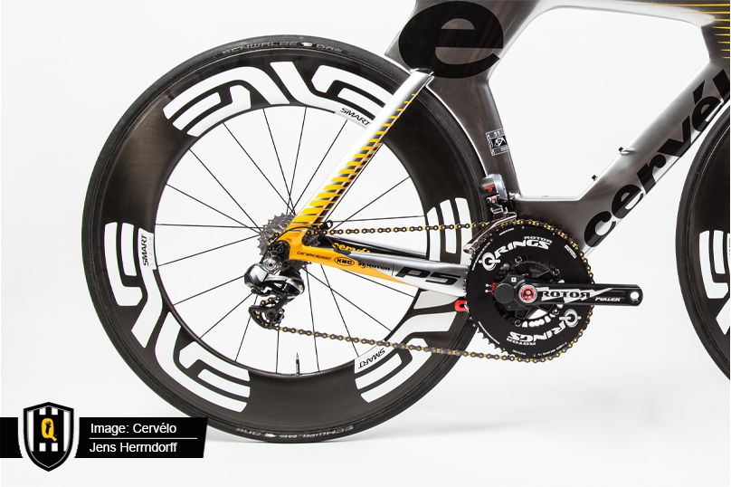 The bikes have new custom coloured KMC frictionless chains