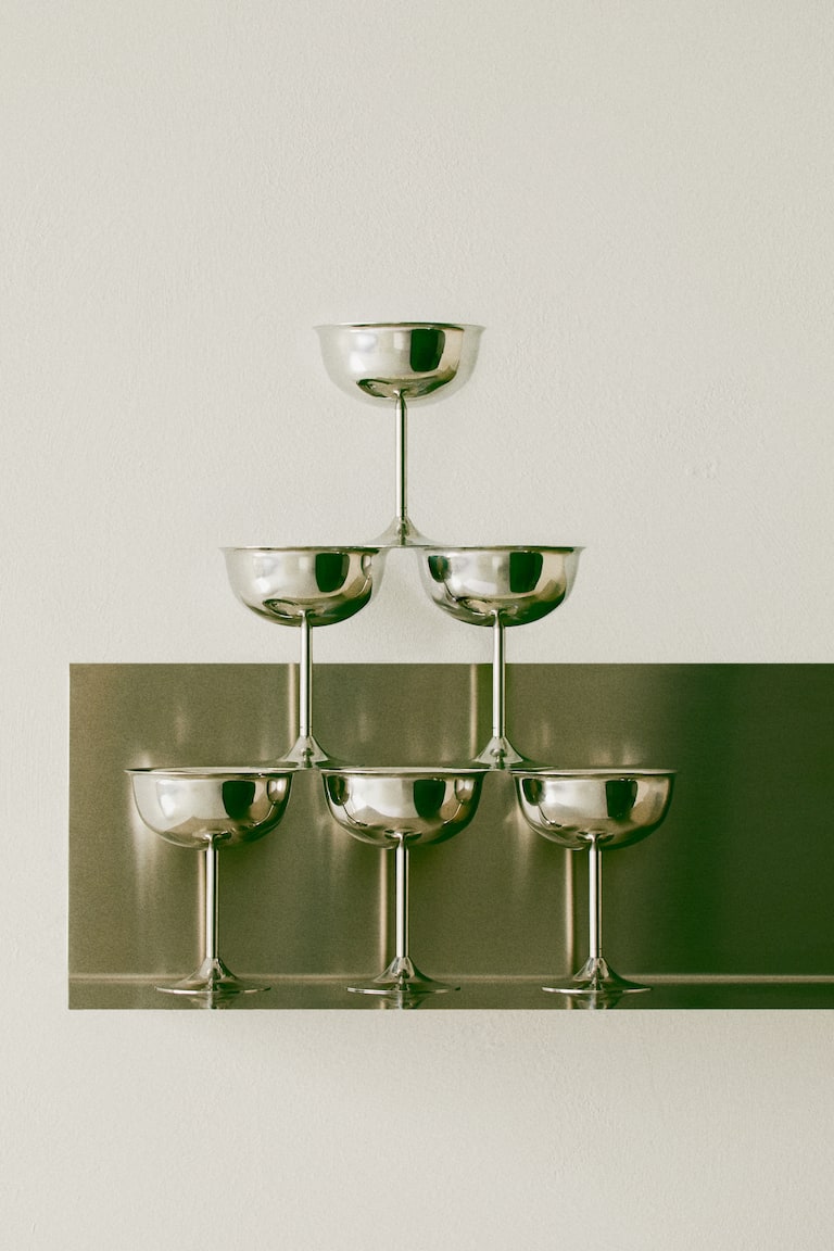 Tall Stainless Steel Coupe