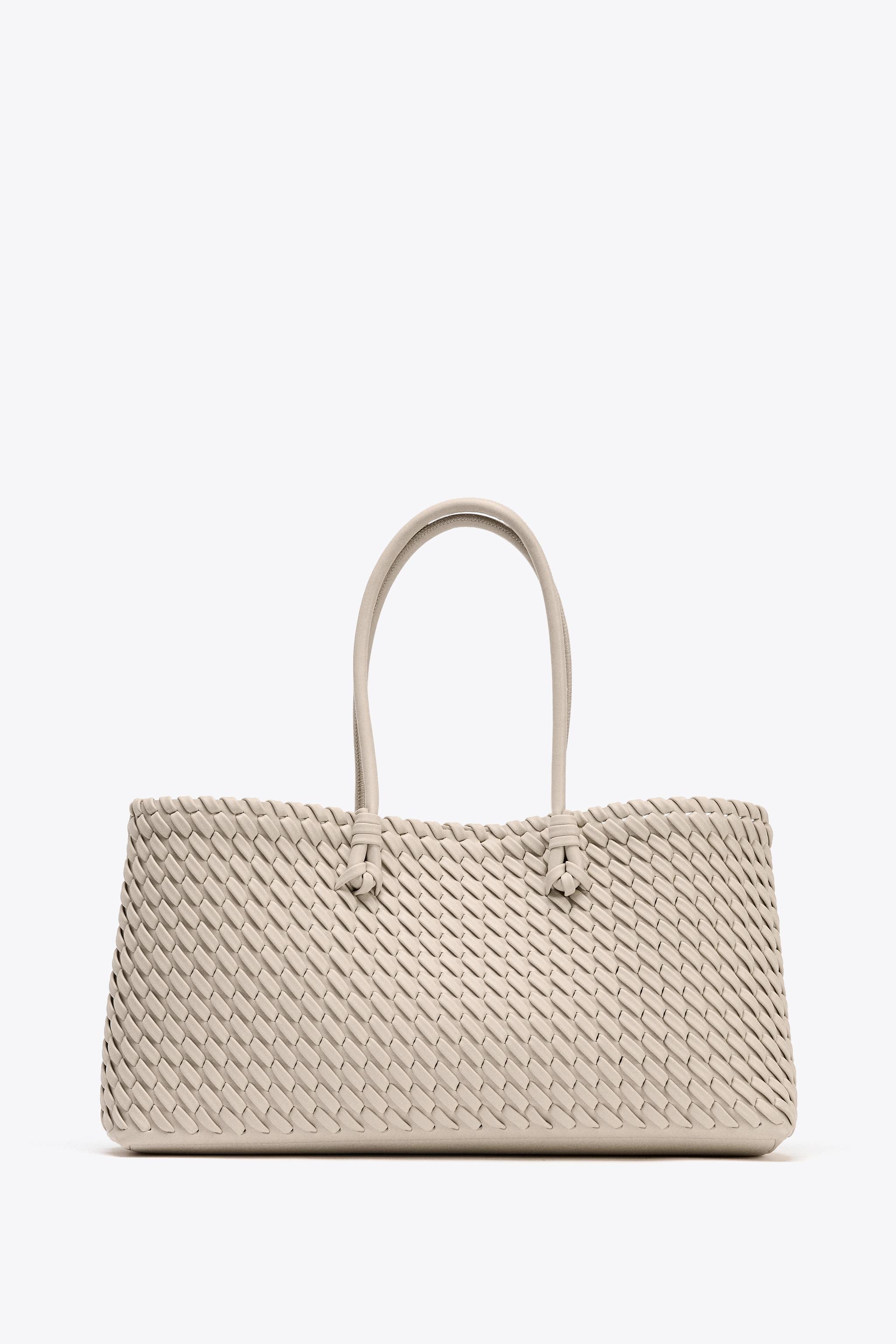 Elongated Woven Shopper