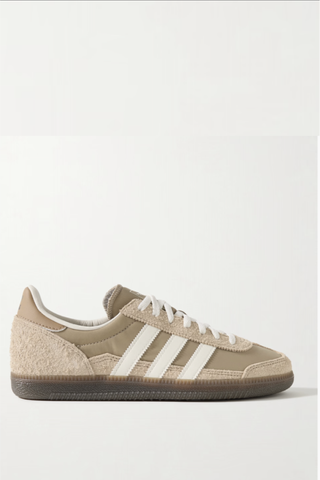 Wensley Spezial Leather-Trimmed Suede and Shell Sneakers