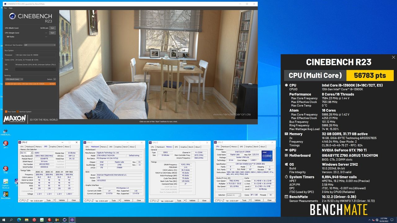 Cinebench R23 (24C) world record