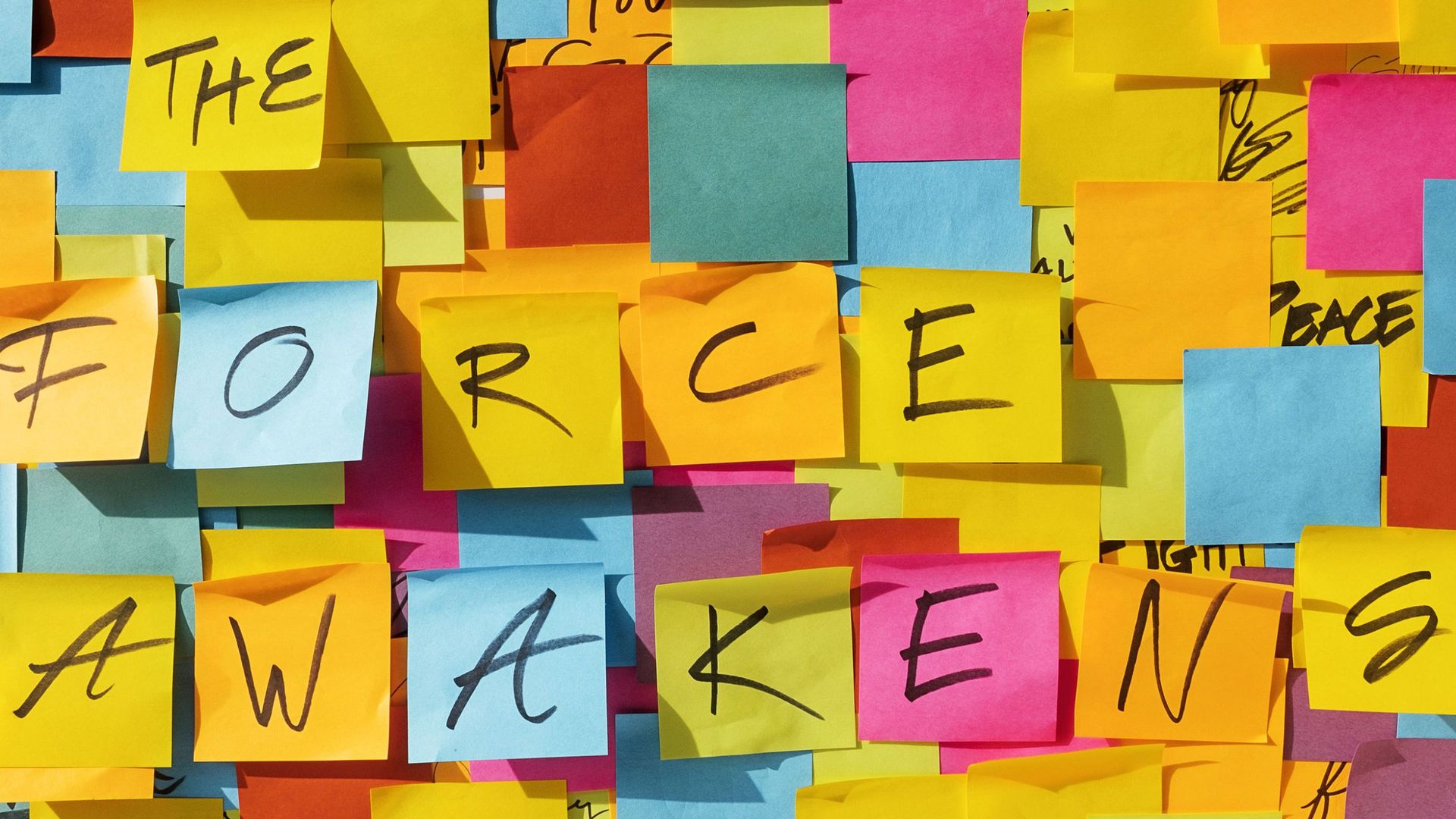 Yellow, Colorfulness, Paper product, Handwriting, Rectangle, Paper, Majorelle blue, Construction paper, Art paper, Design,